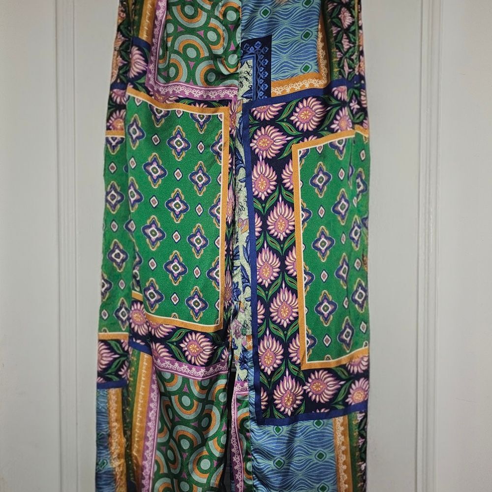 Colorful Patterned Women's Pants - Picture 2 of 2